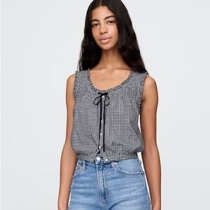Dôen x Gap Gingham Crop Tank